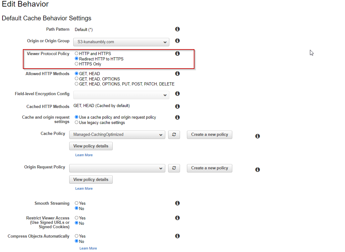 cfnOriginBehavior1Settings